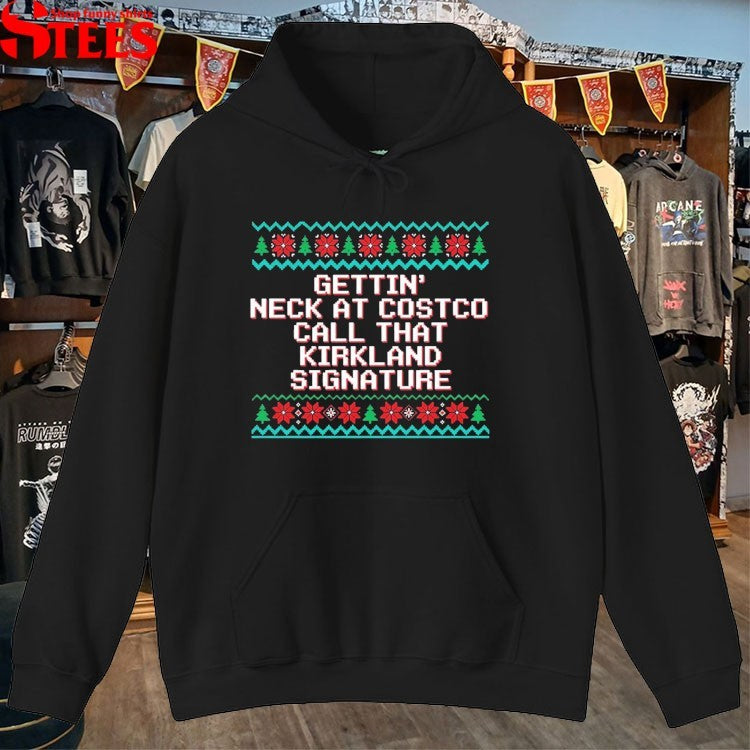 Getting’ Neck At Costco Call That Kirkland Signature Ugly Christmas T-shirts