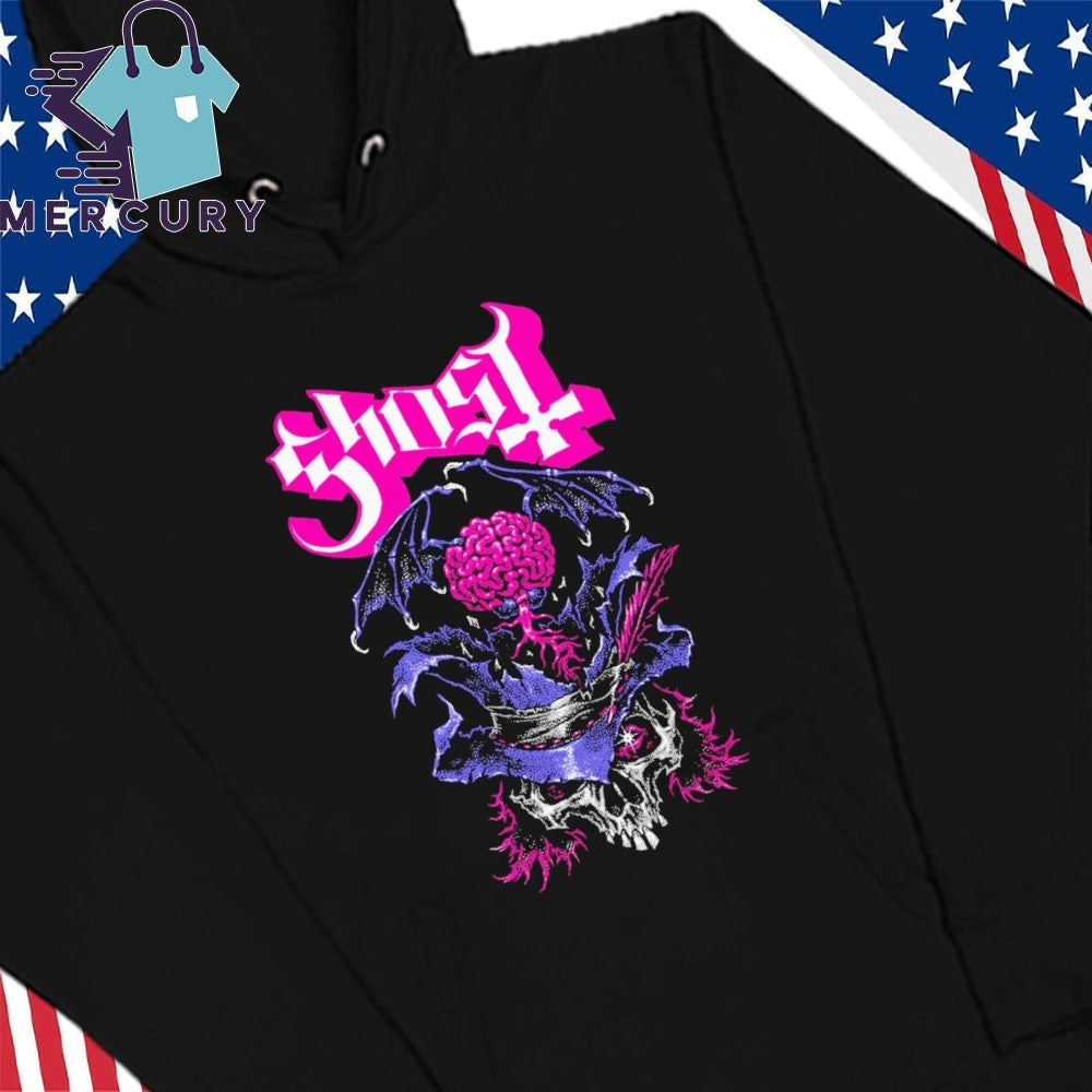 Ghost Bat In The Brain US Skeletour Shirt