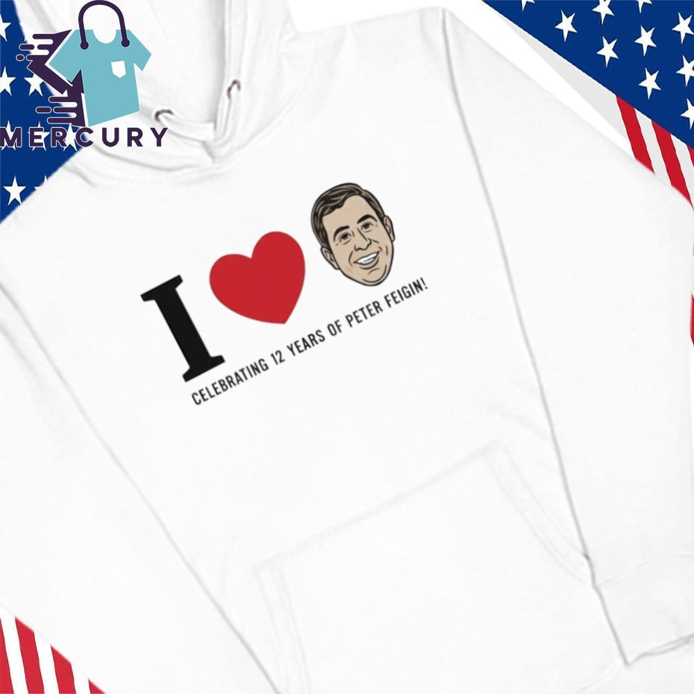 Giannis Antetokounmpo I Love Peter Celebrating 12 Years of Peter Feigin Shirt
