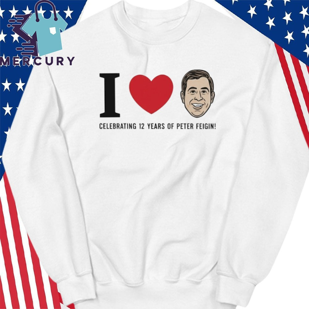 Giannis Antetokounmpo I Love Peter Celebrating 12 Years of Peter Feigin Shirt