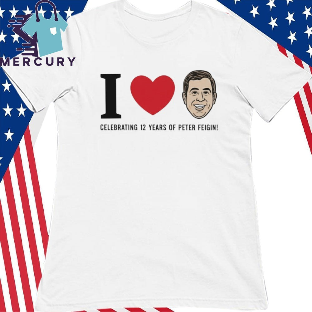 Giannis Antetokounmpo I Love Peter Celebrating 12 Years of Peter Feigin Shirt