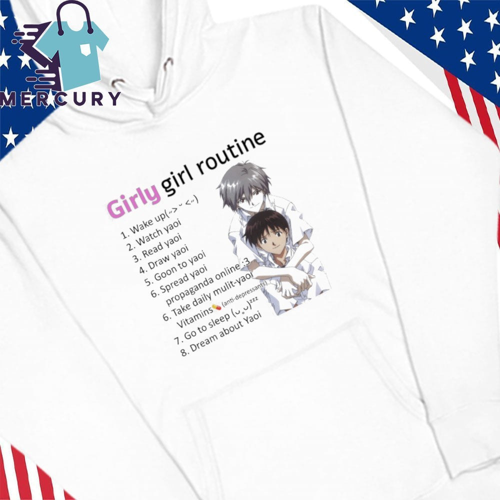 Girly Girl Routine Yaoi Shirt