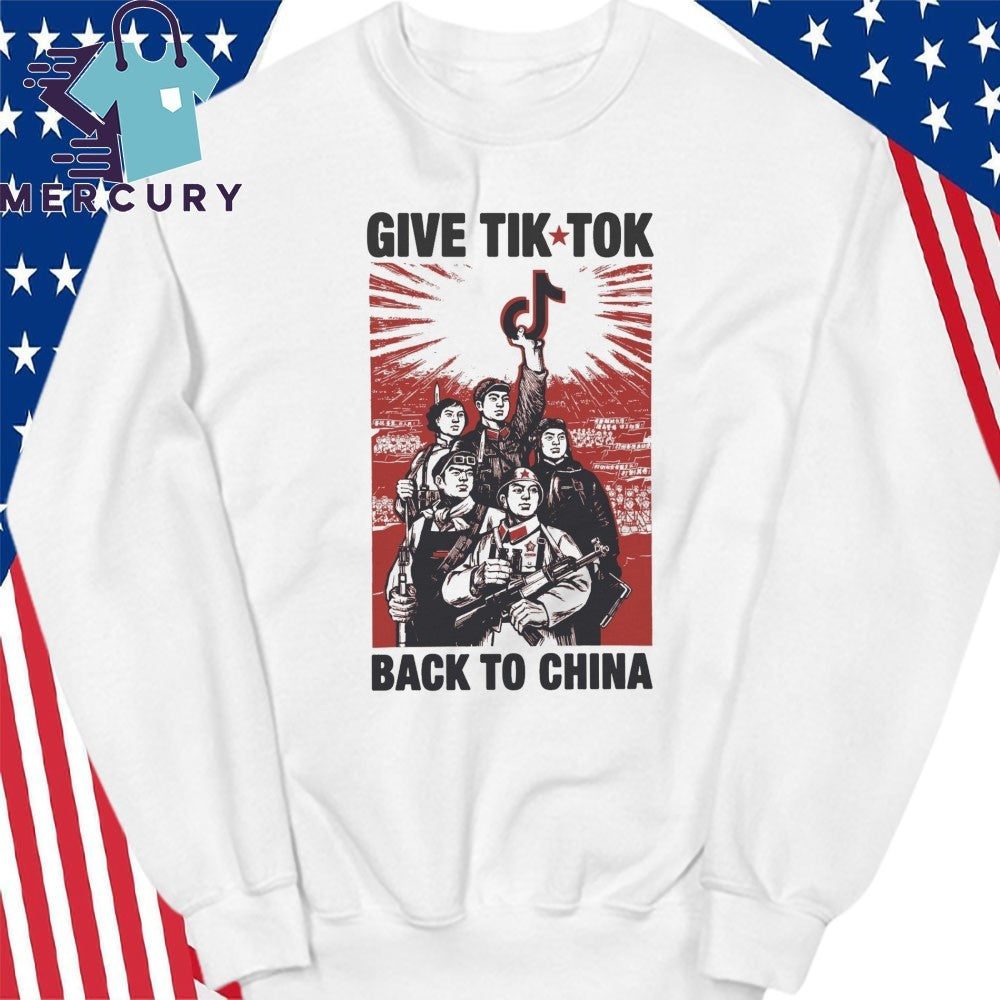 Give TikTok Back To China Vintage Shirt