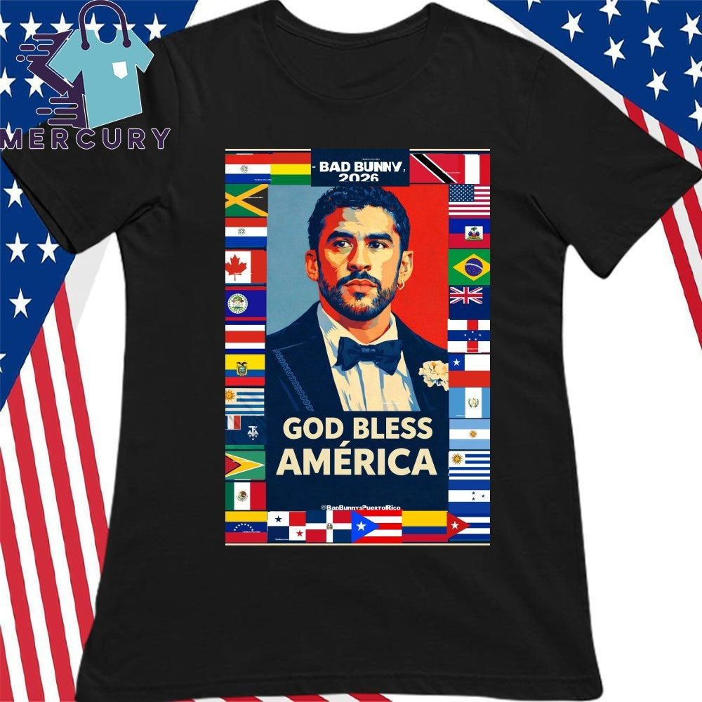 God Bless America Bad Bunny 2026 Shirt