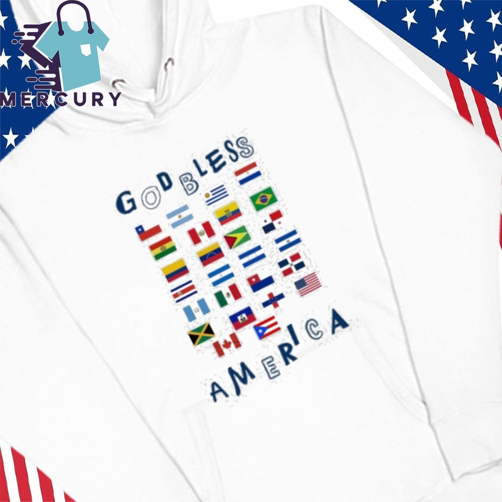 God Bless America Benito Bowl Flag Shirt