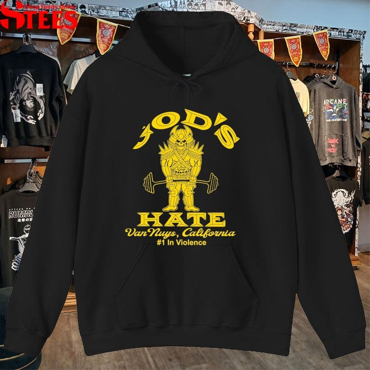 God’s Hate Van Nuys California #1 In Violence T-shirts