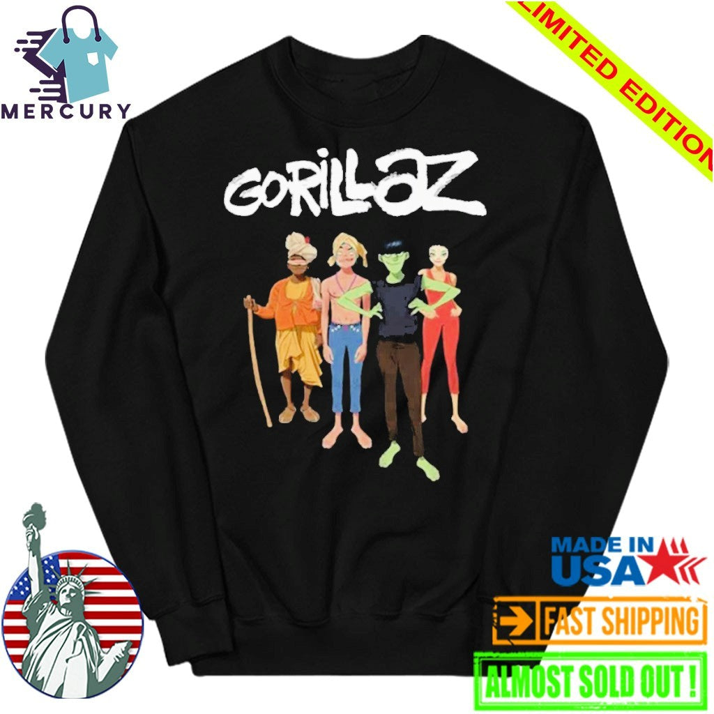 Gorillaz The Mountain Group Portrait Shirt