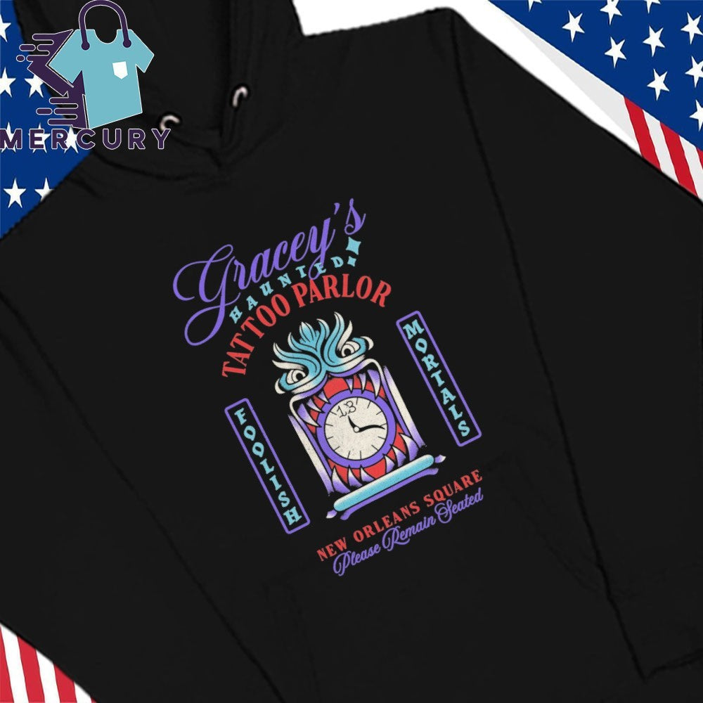 Gracey’s Haunted Tattoo Parlor Clock Variant Shirt