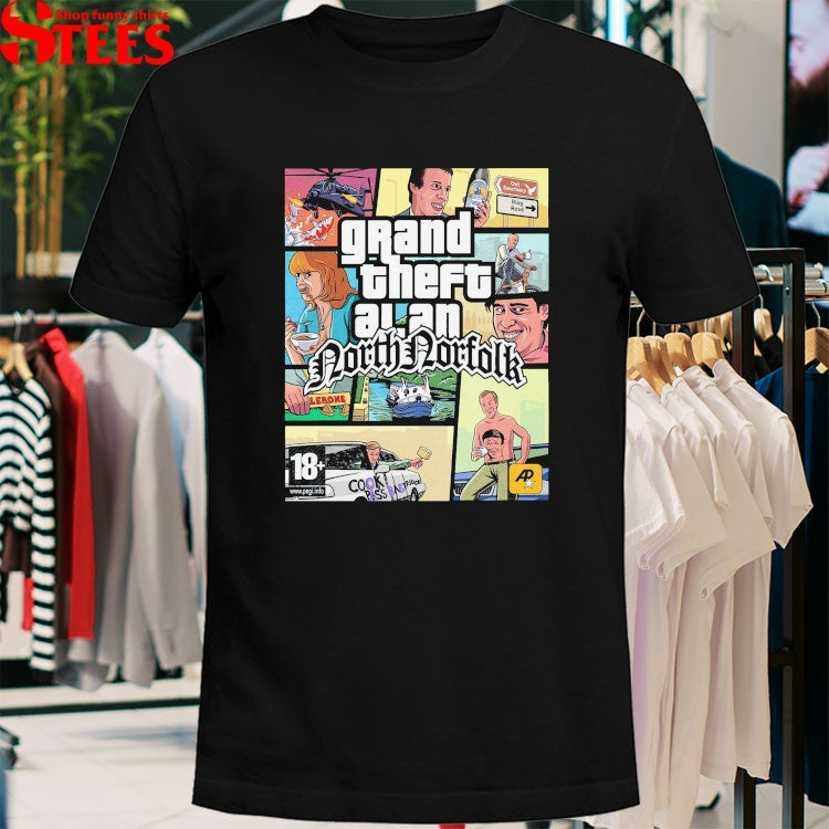 Grand Theft Alan North Norfolk T-shirts