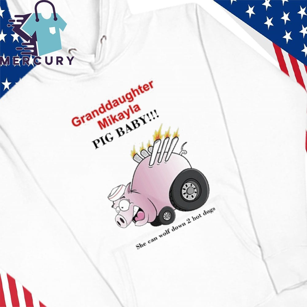 Granddaughter Mikayla Pig Baby Shirt