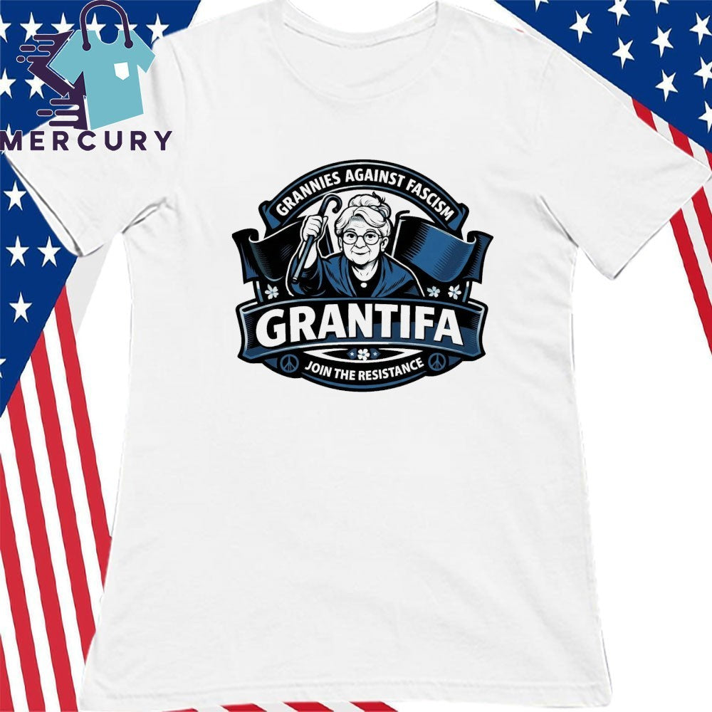 Grannies Against Fascism Grantifa Join The Resistance Shirt