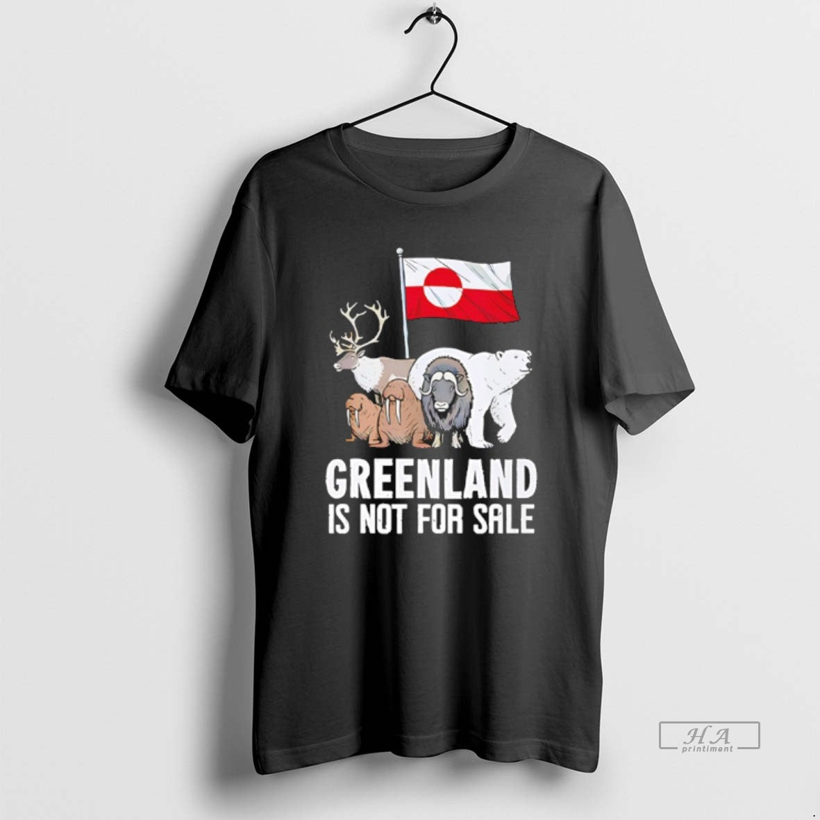 Official Greenland Is Not For Sale Animals T-Shirts, Hoodie, Sweatshirt | CoreVibeTees.com