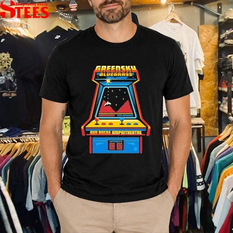 Greensky Bluegrass Red Rocks Sept 13 2025 Morrison Colorado Arcade T-Shirt
