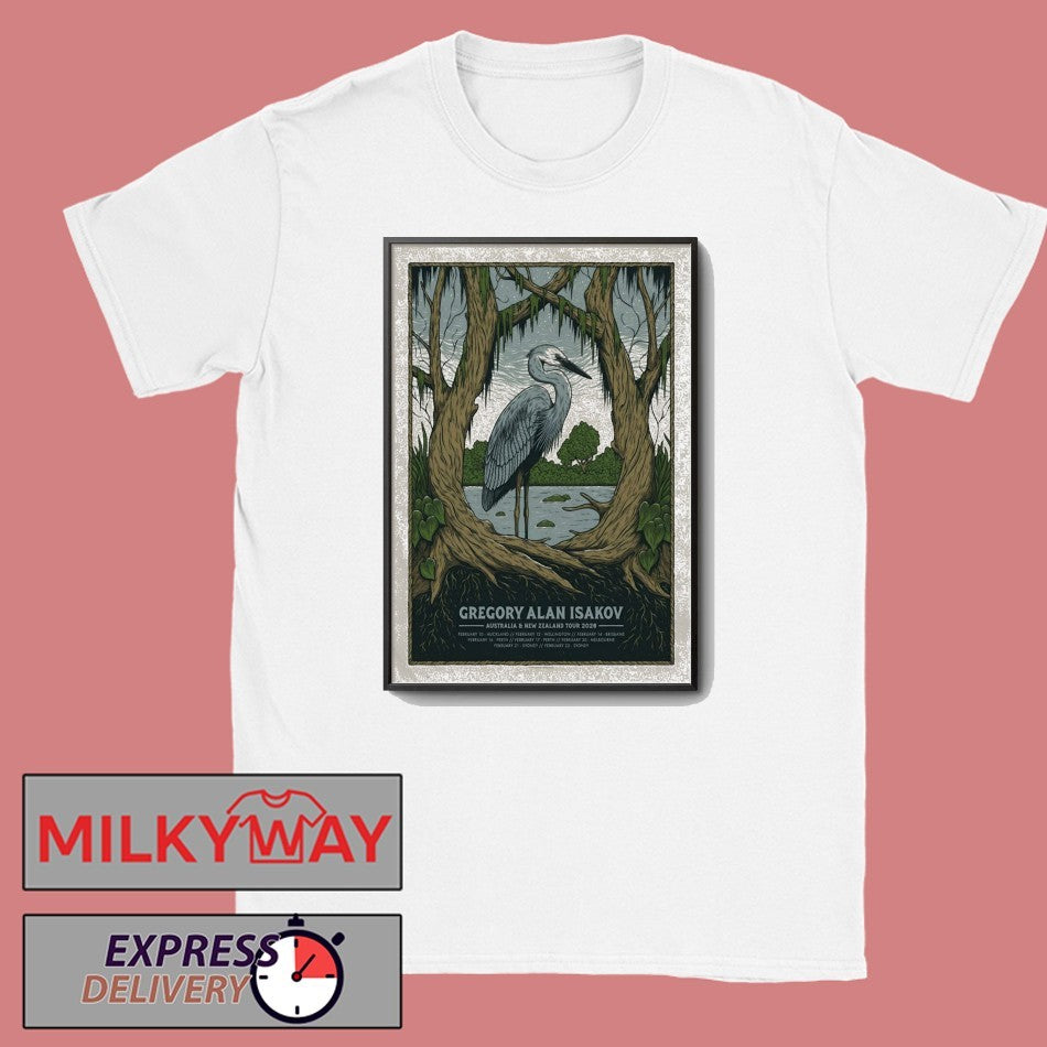Gregory Alan Isakov 2026 Australia And New Zealand Tour Poster shirt