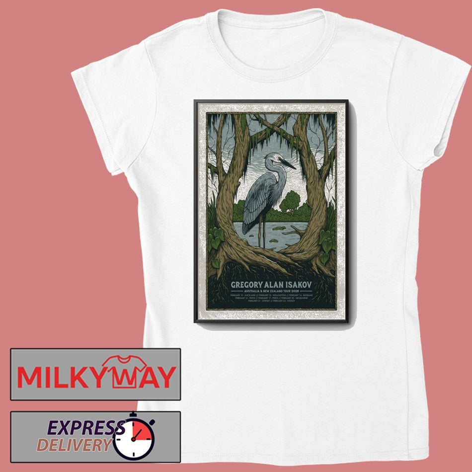 Gregory Alan Isakov 2026 Australia And New Zealand Tour Poster shirt