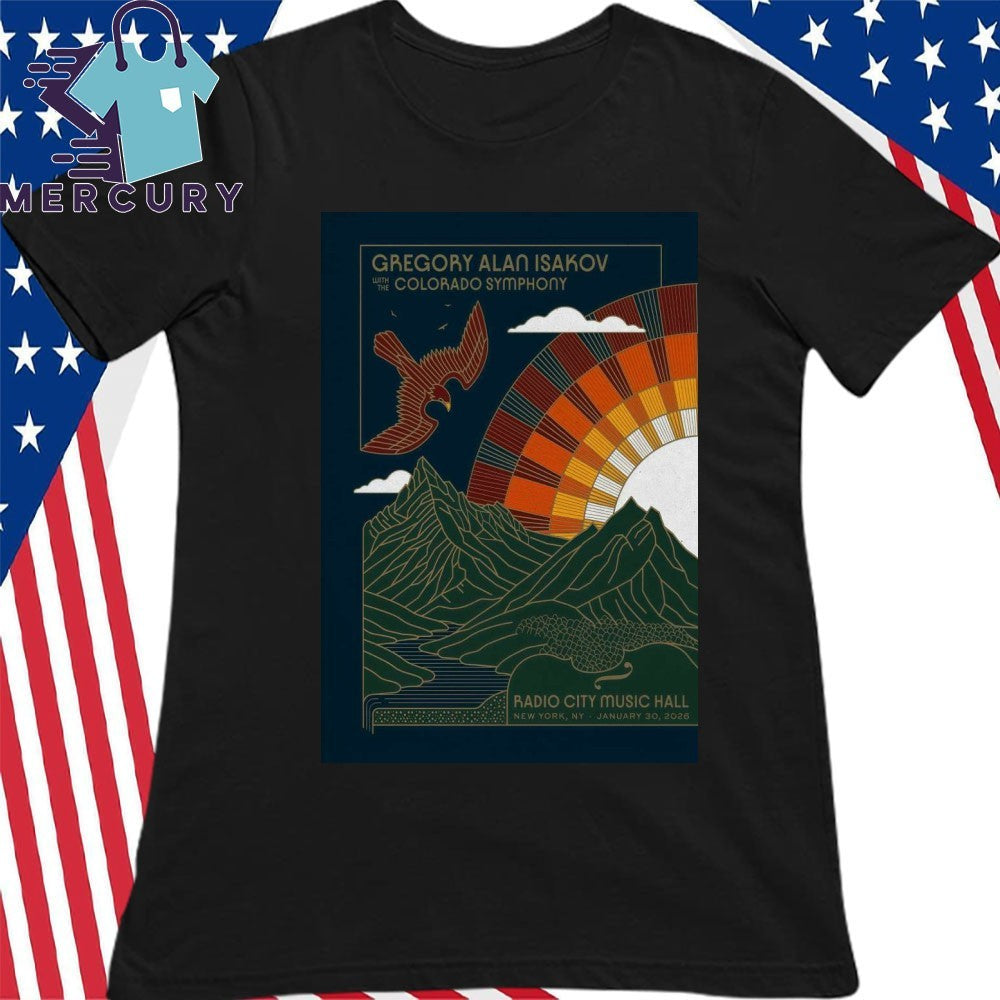 Gregory Alan Isakov New York NY January 30 2026 Poster Shirt