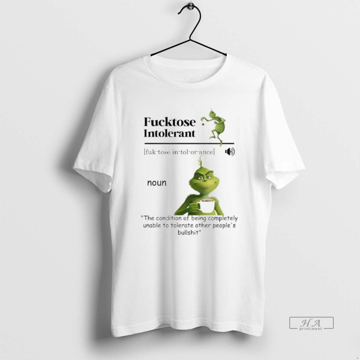 Official Grinch Fucktose Intolerant Noun T-Shirts, Hoodie, Sweatshirt | CoreVibeTees.com