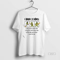 Official Grinch I Have 3 Sides Quiet Sweet Side You Never Want To See T-Shirts, Hoodie, Sweatshirt | CoreVibeTees.com