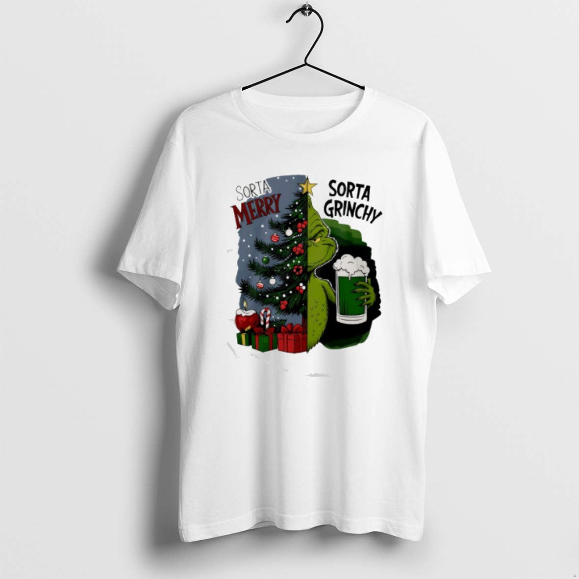 Official Grinch Sorta Merry Sorta Grinchy Christmas Holiday T-Shirts, Hoodie, Sweatshirt | CoreVibeTees.com