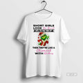 Official Grinch Short Girls Look So Sweet Theyre Like Chipmunk Christmas T-Shirts, Hoodie, Sweatshirt | CoreVibeTees.com