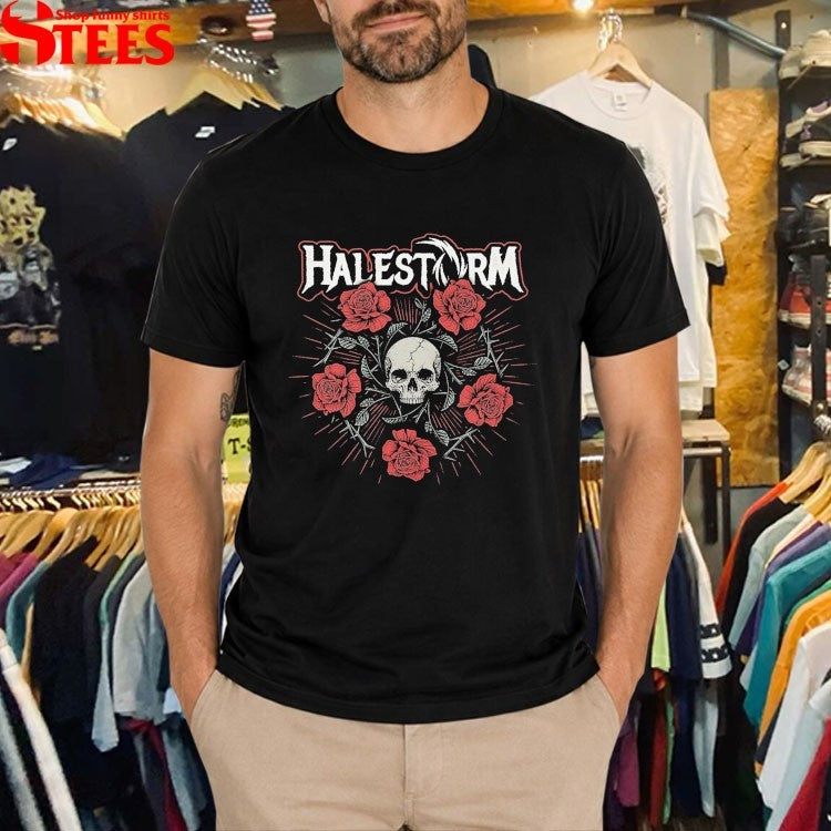 Halestorm Penta Rose T-shirts