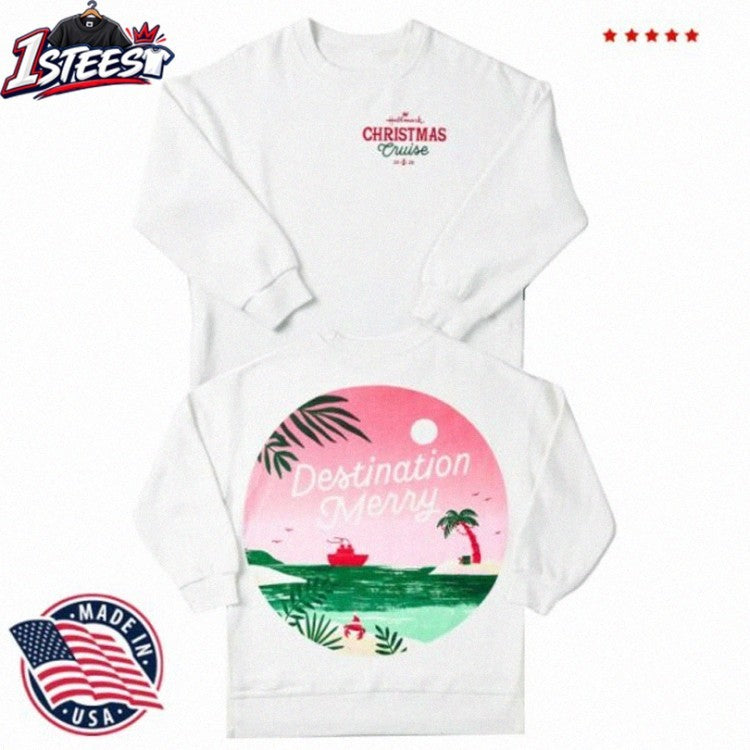 Hallmark Christmas Cruise 2026 Destination Merry T-Shirt