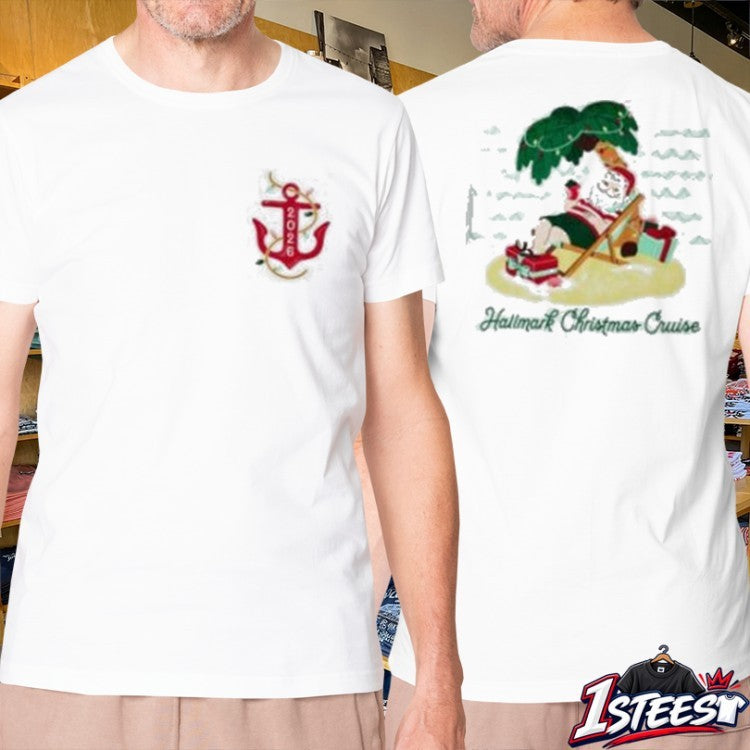 Hallmark Christmas Cruise 2026 Santa T-shirts