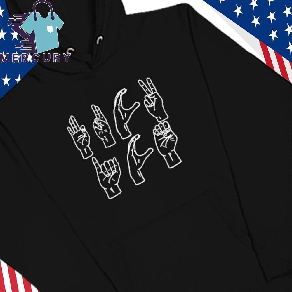 Hand Sign Language Fuck ICE Shirt