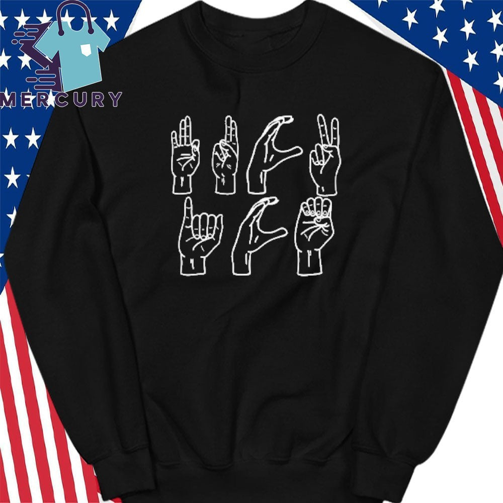 Hand Sign Language Fuck ICE Shirt