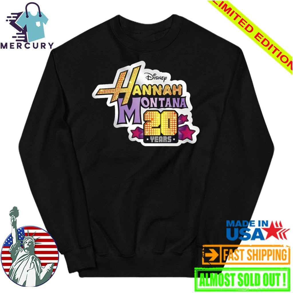 Hannah Montana 20 Years Anniversary Official Logo Shirt