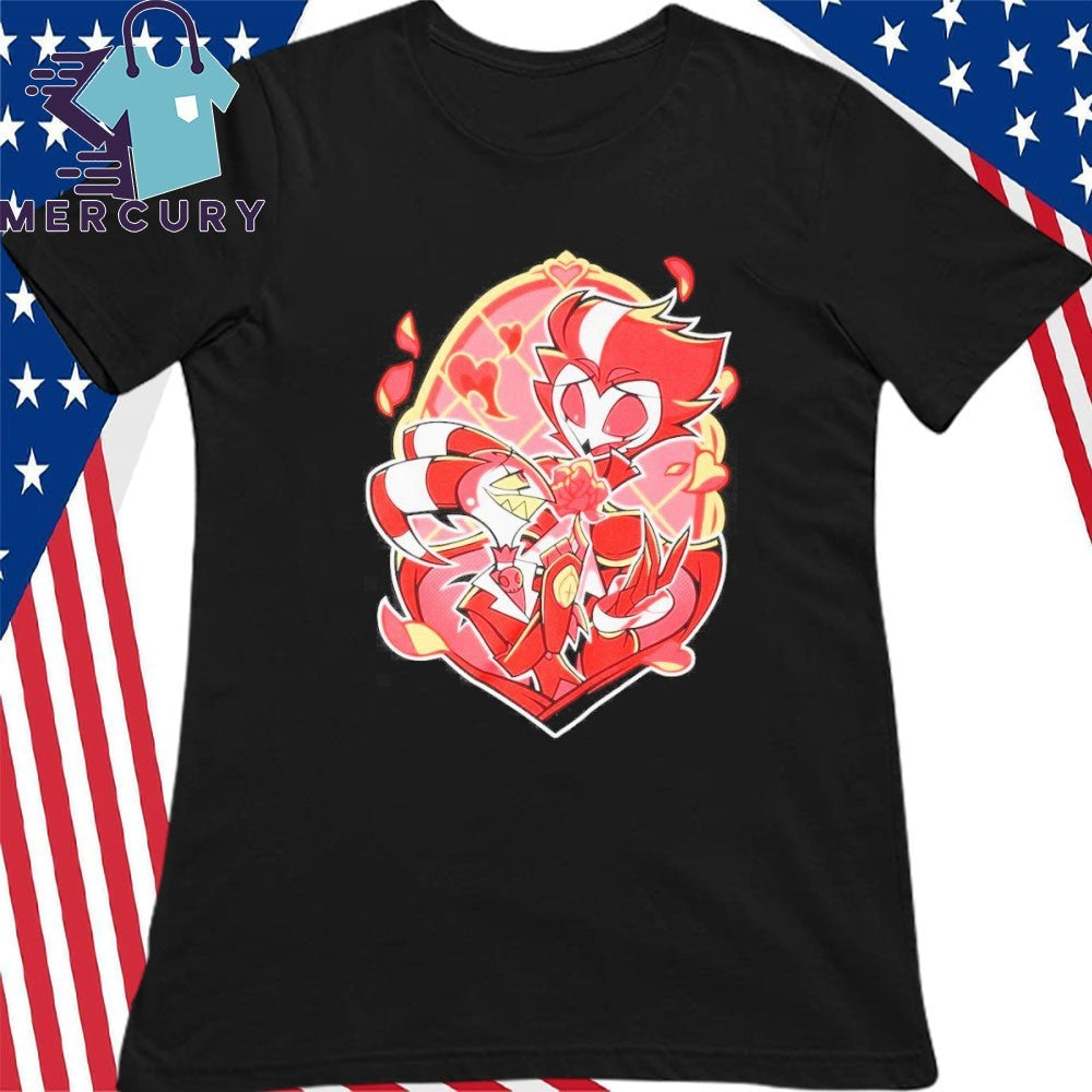 Helluva Boss Stolas & Blitz Hearts Shirt