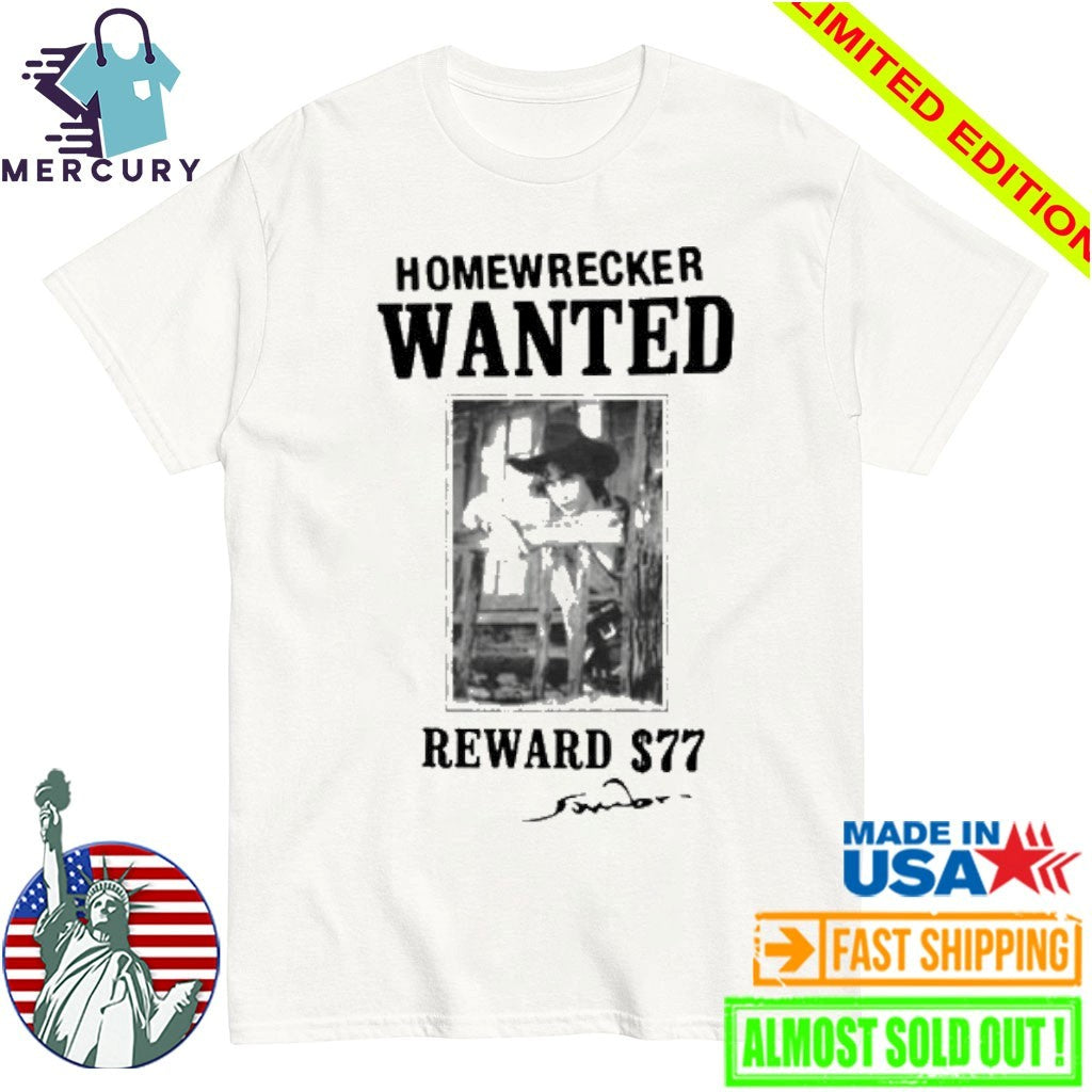 Homewrecker Sombr Wanted Reward Shirt