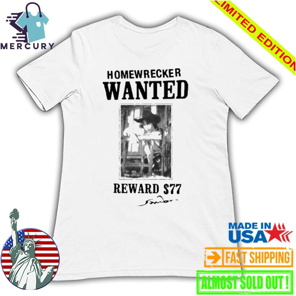Homewrecker Sombr Wanted Reward Shirt