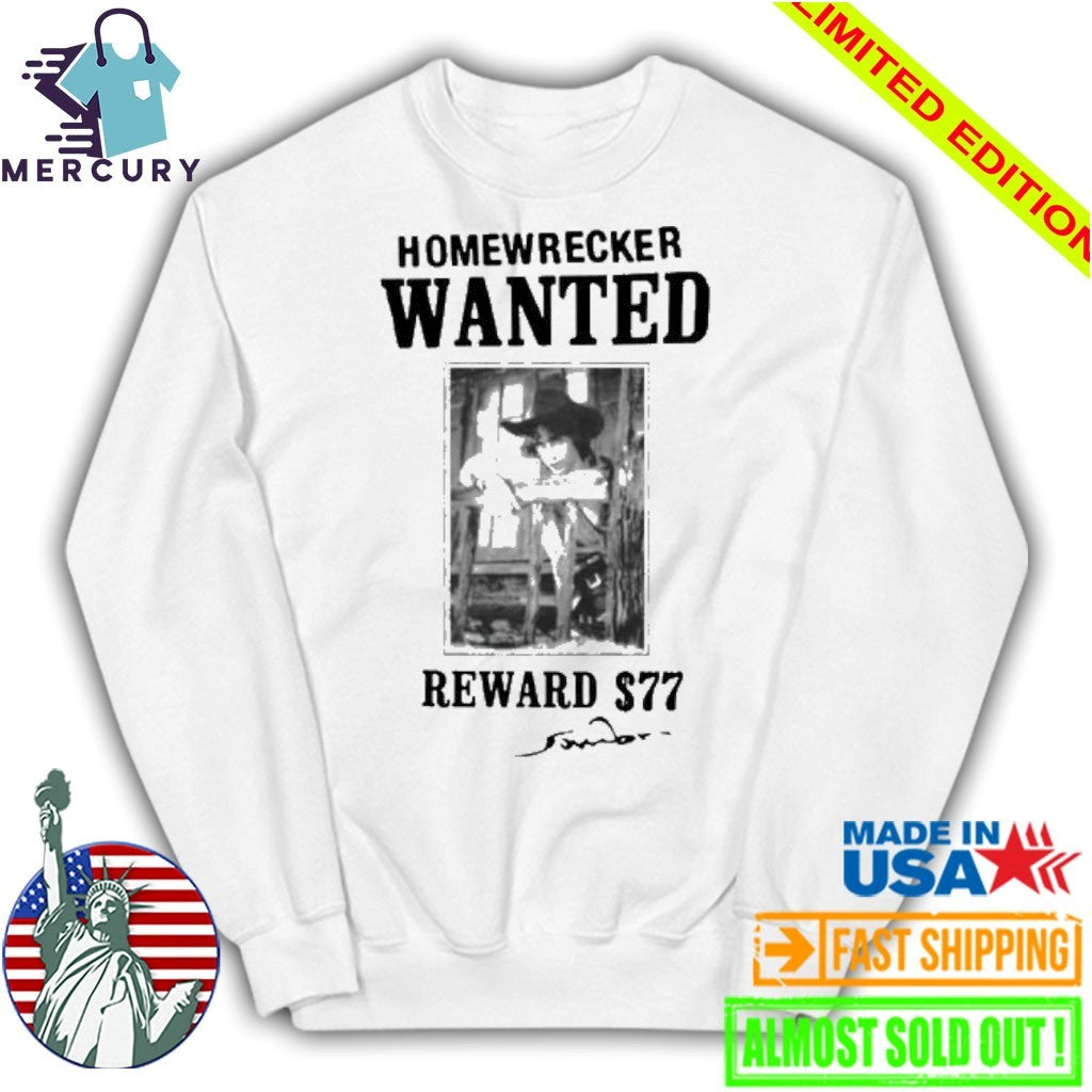 Homewrecker Sombr Wanted Reward Shirt