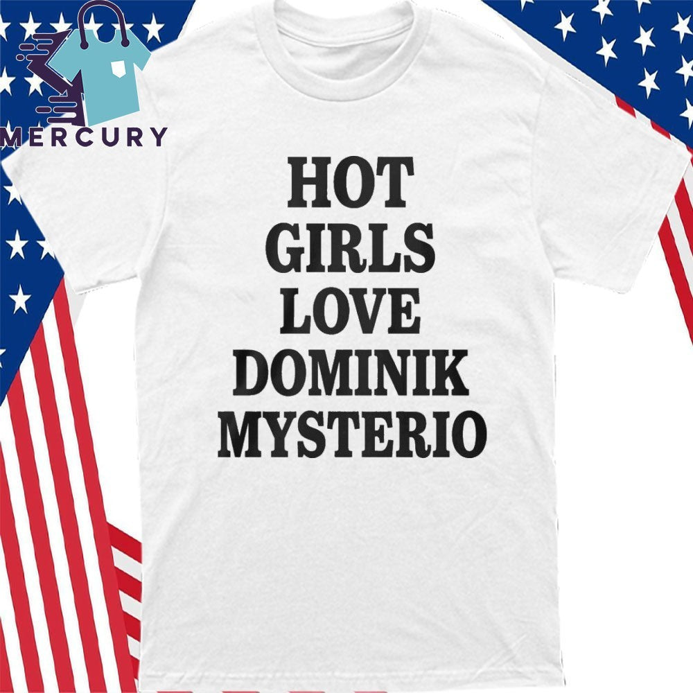 Girls Love Dominik Mysterio Ladies Flowy Cropped Shirt