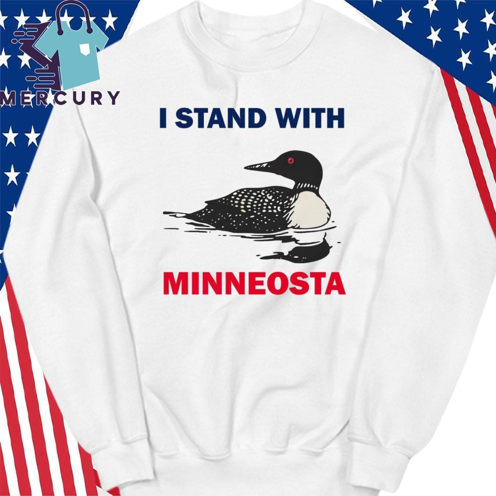 I Stand With Minnesota Common Loon Shirt