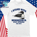 I Stand With Minnesota Stay Strong Ice Out Common Loon Shirt