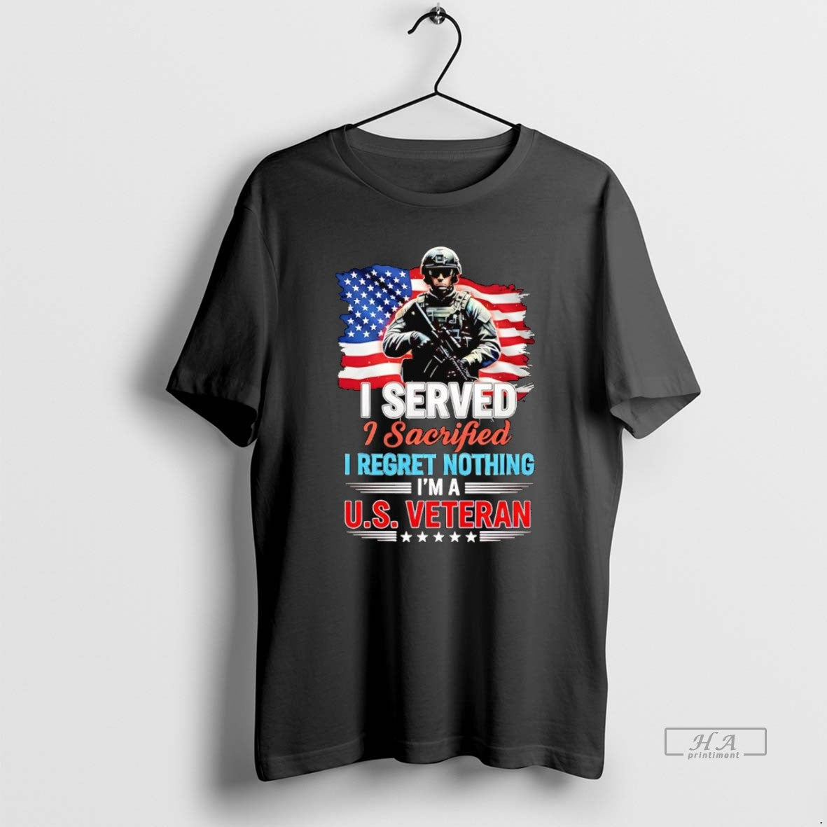 Official I Served I Sacrified I Regret Nothing Im A Us Veteran T-Shirts, Hoodie, Sweatshirt | CoreVibeTees.com