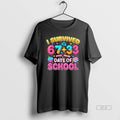 Official I Survived 67 33 Days Of School 100 Days Teachers Kids Boys T-Shirts, Hoodie, Sweatshirt | CoreVibeTees.com
