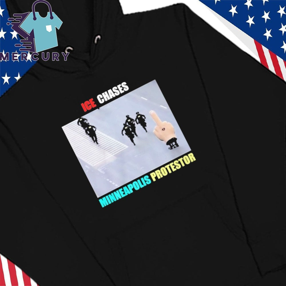 ICE Chases Minneapolis Protestor Shirt