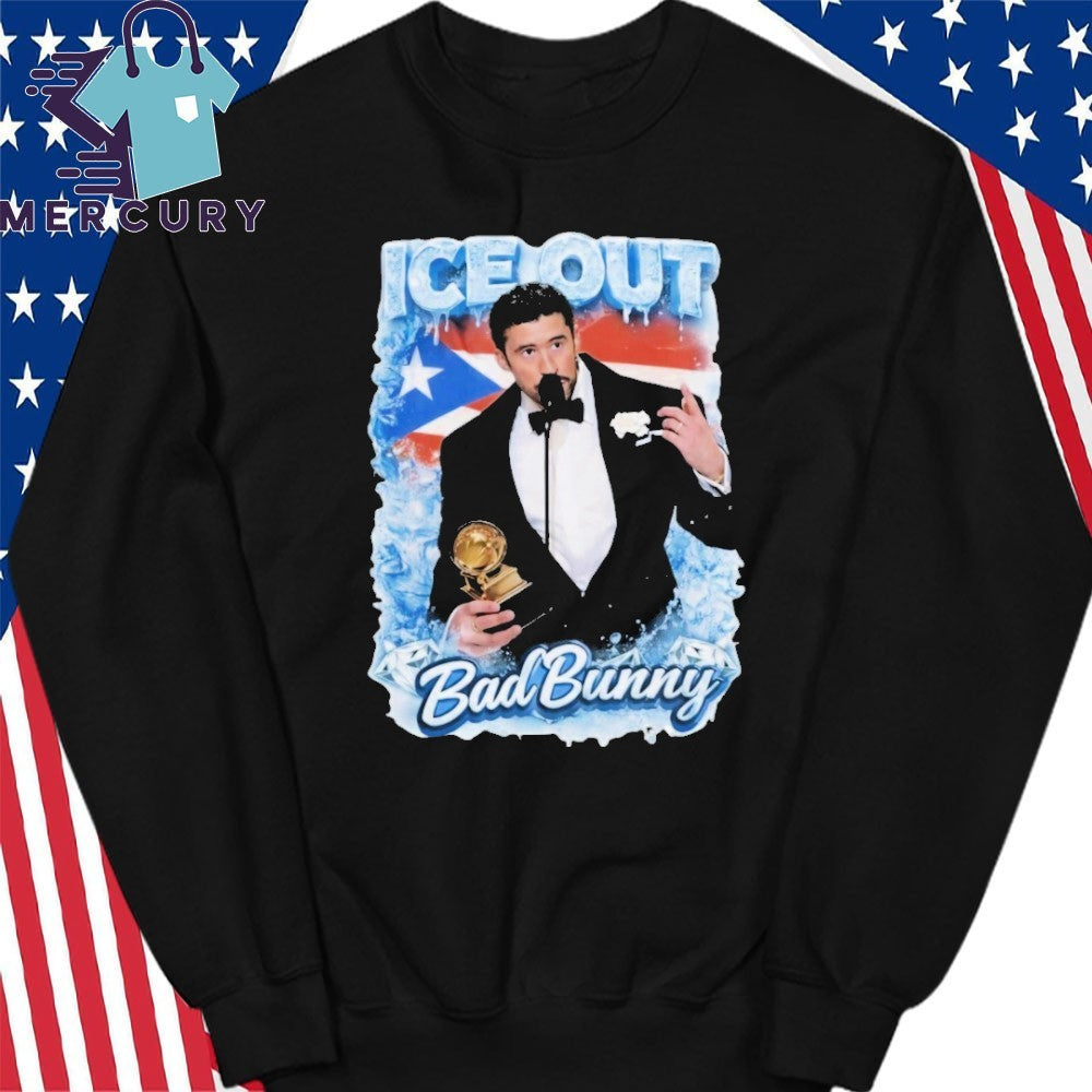 ICE OUT Bad Bunny Human Rights Protest Shirt