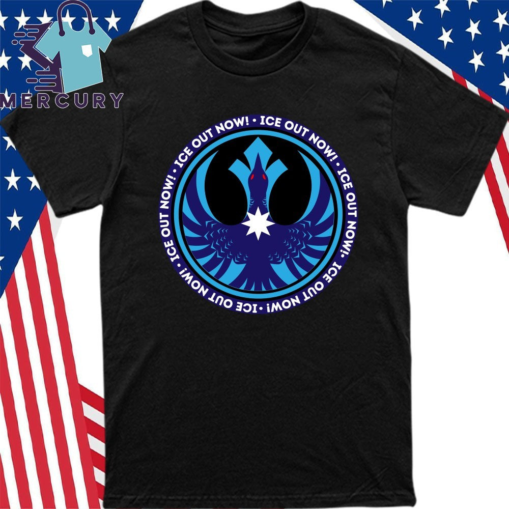 ICE Out Now Minnesota Rebel Loon Shirt