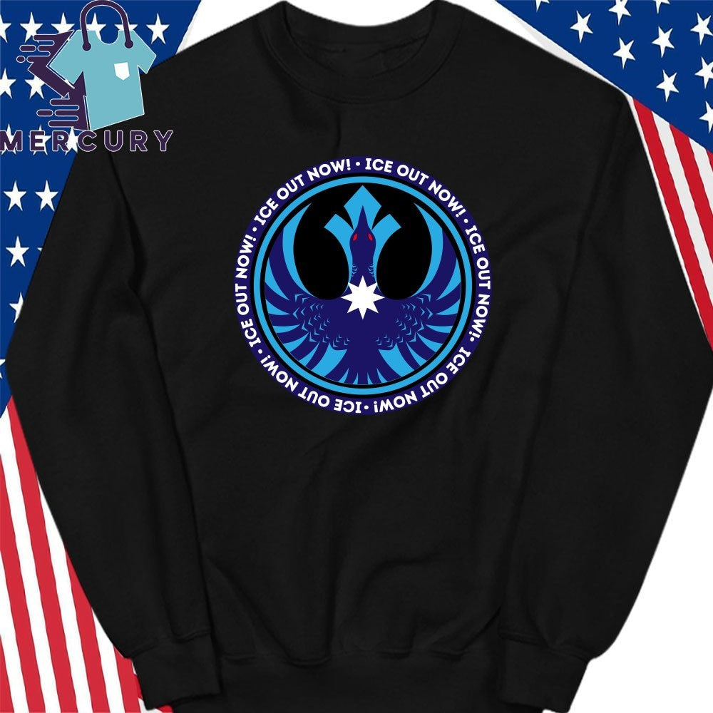 ICE Out Now Minnesota Rebel Loon Shirt