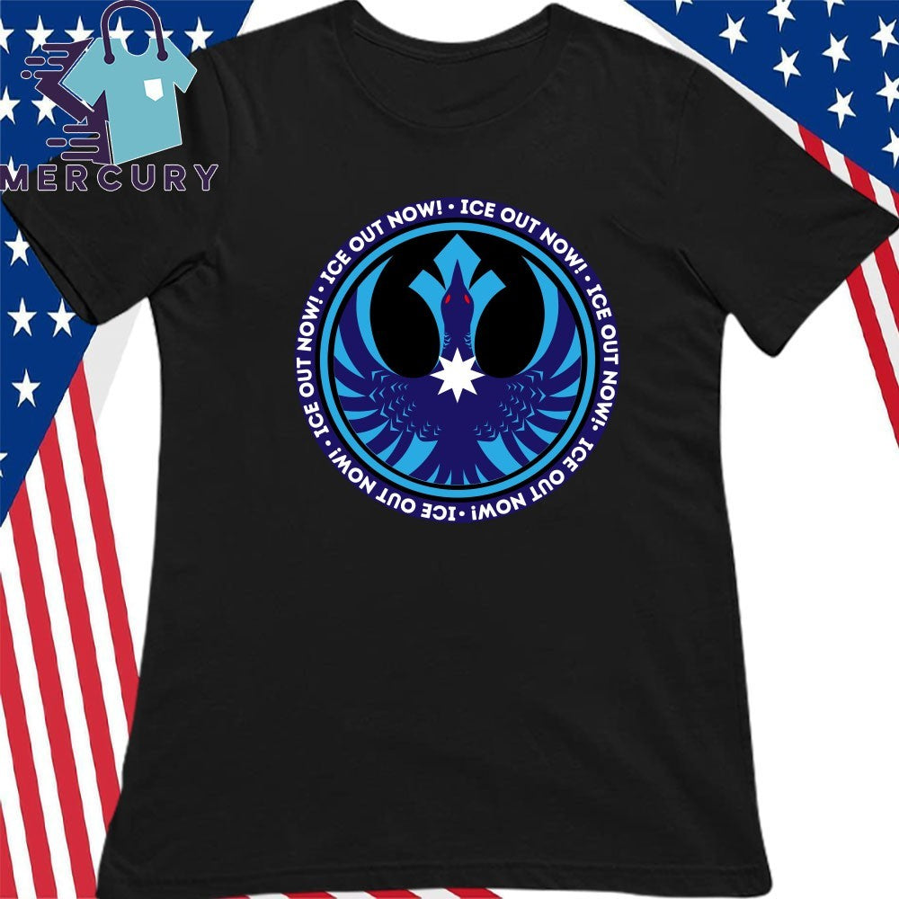 ICE Out Now Minnesota Rebel Loon Shirt