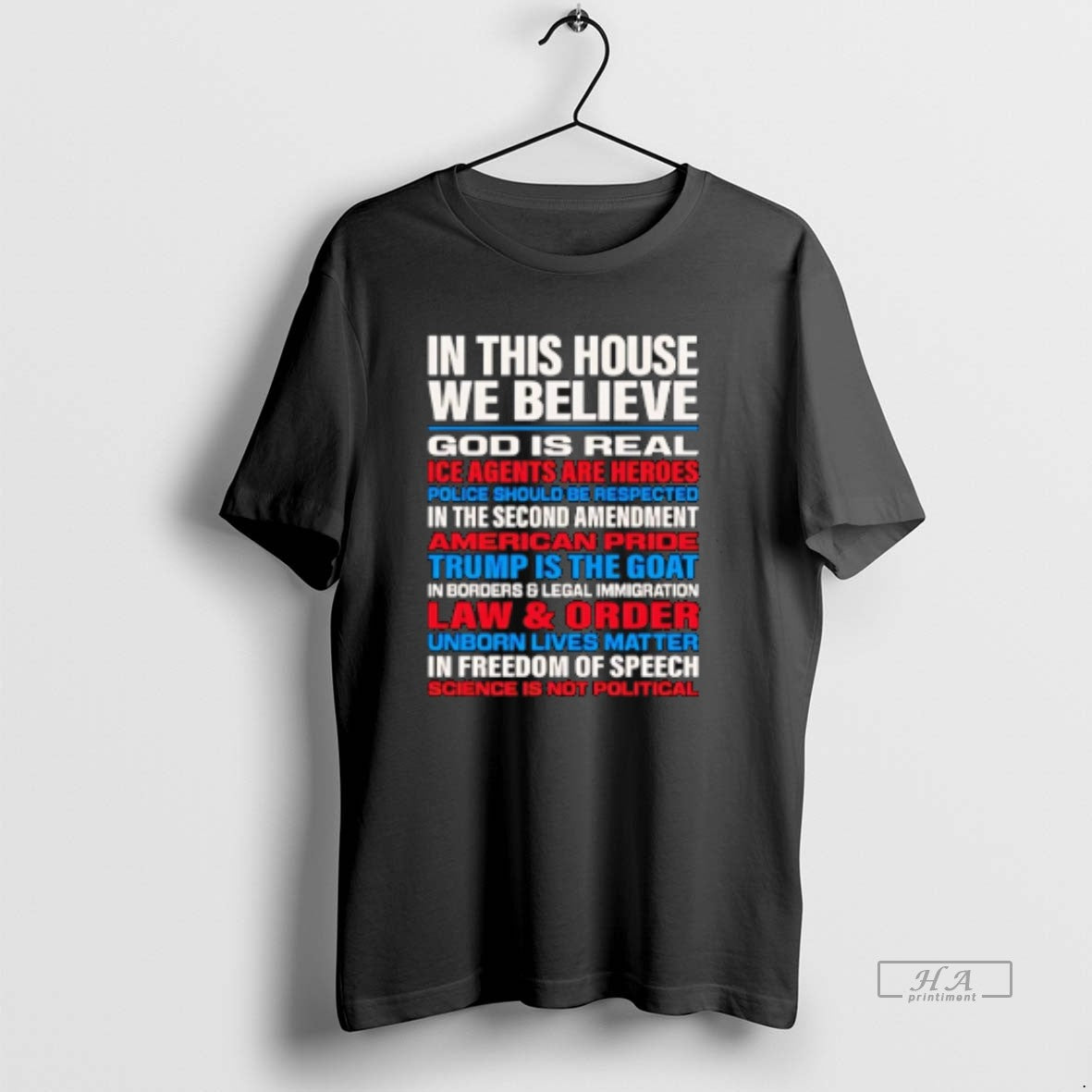 Official In This House We Believe God Is Real T-Shirts, Hoodie, Sweatshirt | CoreVibeTees.com