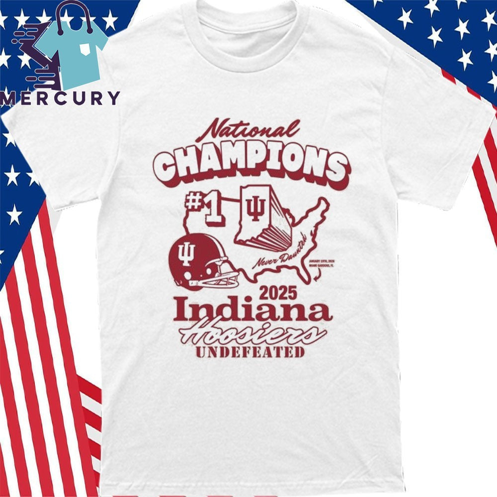 Indiana 2025 National Champions Undefeated Shirt