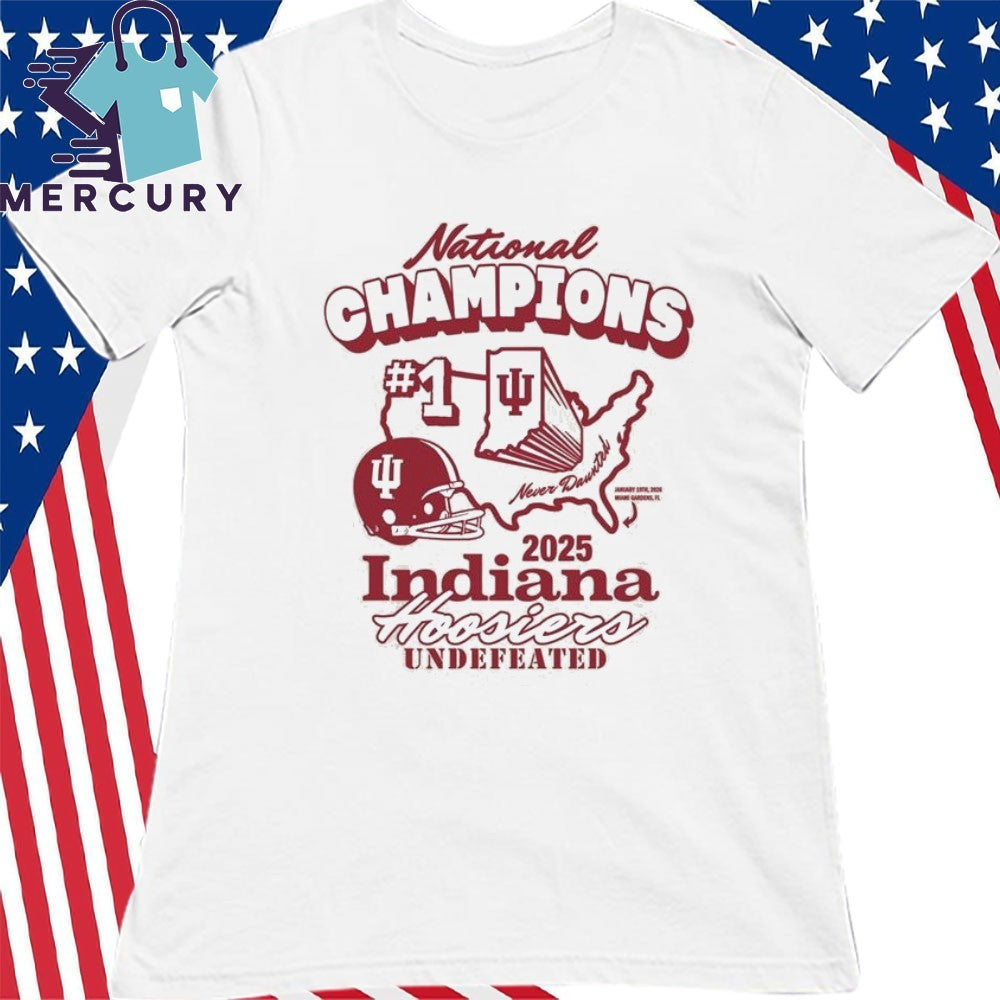 Indiana 2025 National Champions Undefeated Shirt