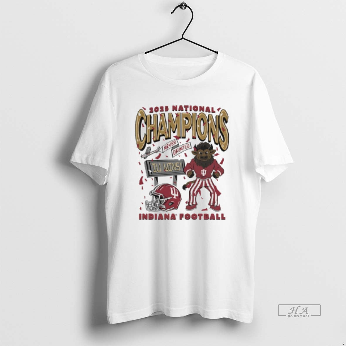 Official Indiana Football 2025 National Champions Hoosier The Bison T-Shirts, Hoodie, Sweatshirt | CoreVibeTees.com
