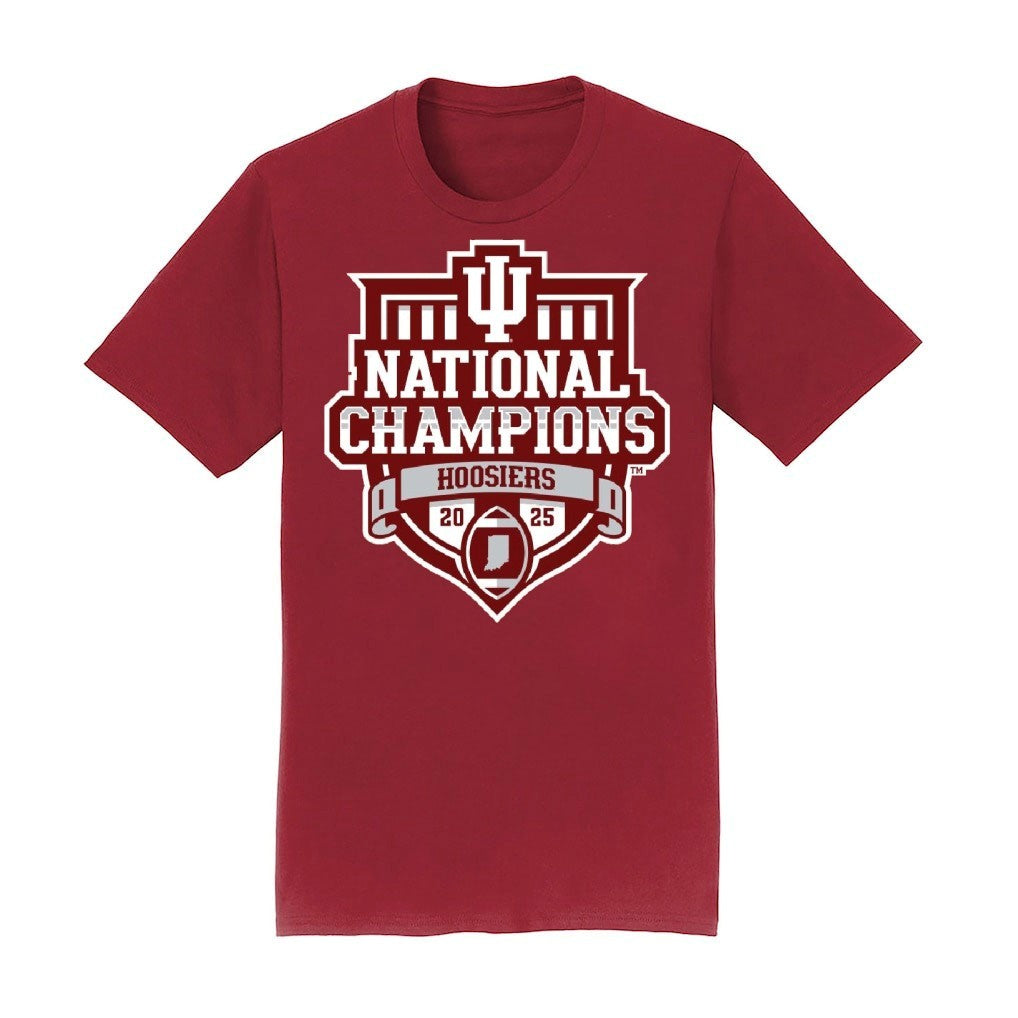 Indiana Football National Champions 2025 Shield Logo Shirt