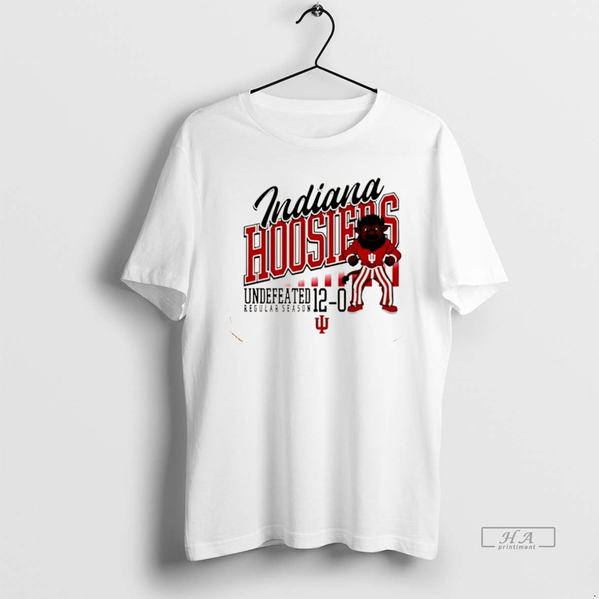 Official Indiana Football Undefeated Season 2025 12 0 Mascot Christmas T-Shirts, Hoodie, Sweatshirt | CoreVibeTees.com
